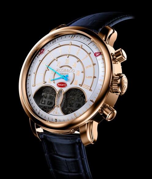 Review Jacob & Co Jean Bugatti Rose Gold BU100.40.AA.AA.A Replica watch